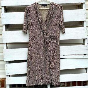 Zebra Print Jones New York Collection Dress